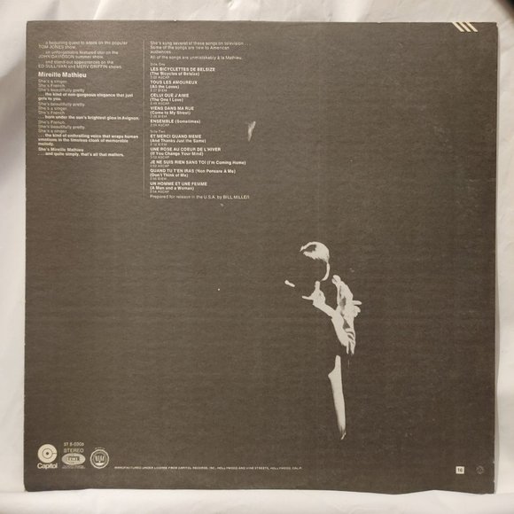 Vintage Mireille Mathieu – Album LP Vinyl Record ST-306 12" 33RPM 1969 POP - Picture 2 of 2